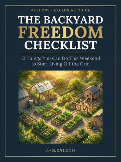 The Backyard Freedom Checklist: 12 Things You Can Do This Weekend to Start Living Off the Grid